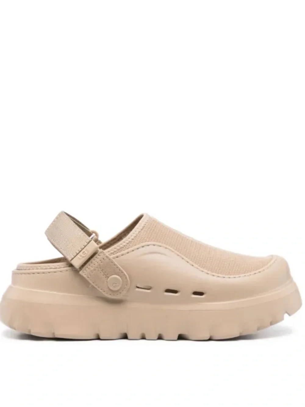 Men’s UGG Peak Mod Mules in Beige Size 11 mint condition